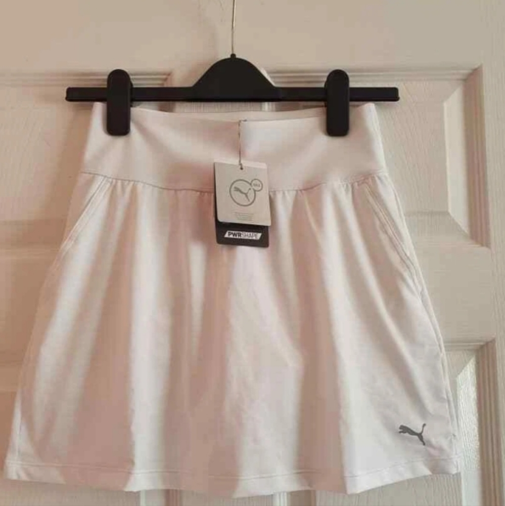 Puma PWRSHAPE Women's Golf Skirt White Size US:L